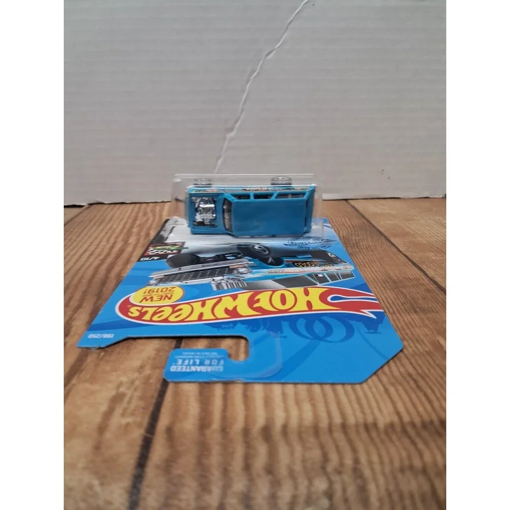 Hot Wheels #198 HW Race Day '64 NOVA WAGON GASSER Jerry Rigged Aqua Blue 2019